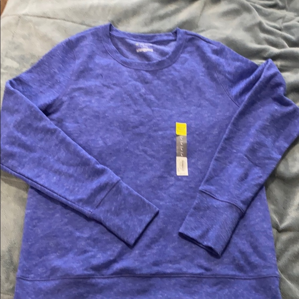 NWT blue crew neck sweatshirt